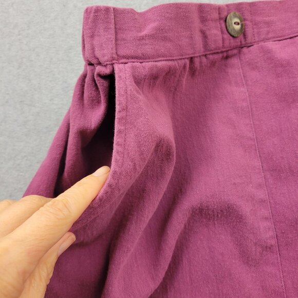 Habitat Skirt Womens Size Small Pink 100% Cotton Maxi Back Slit - Picture 4 of 9